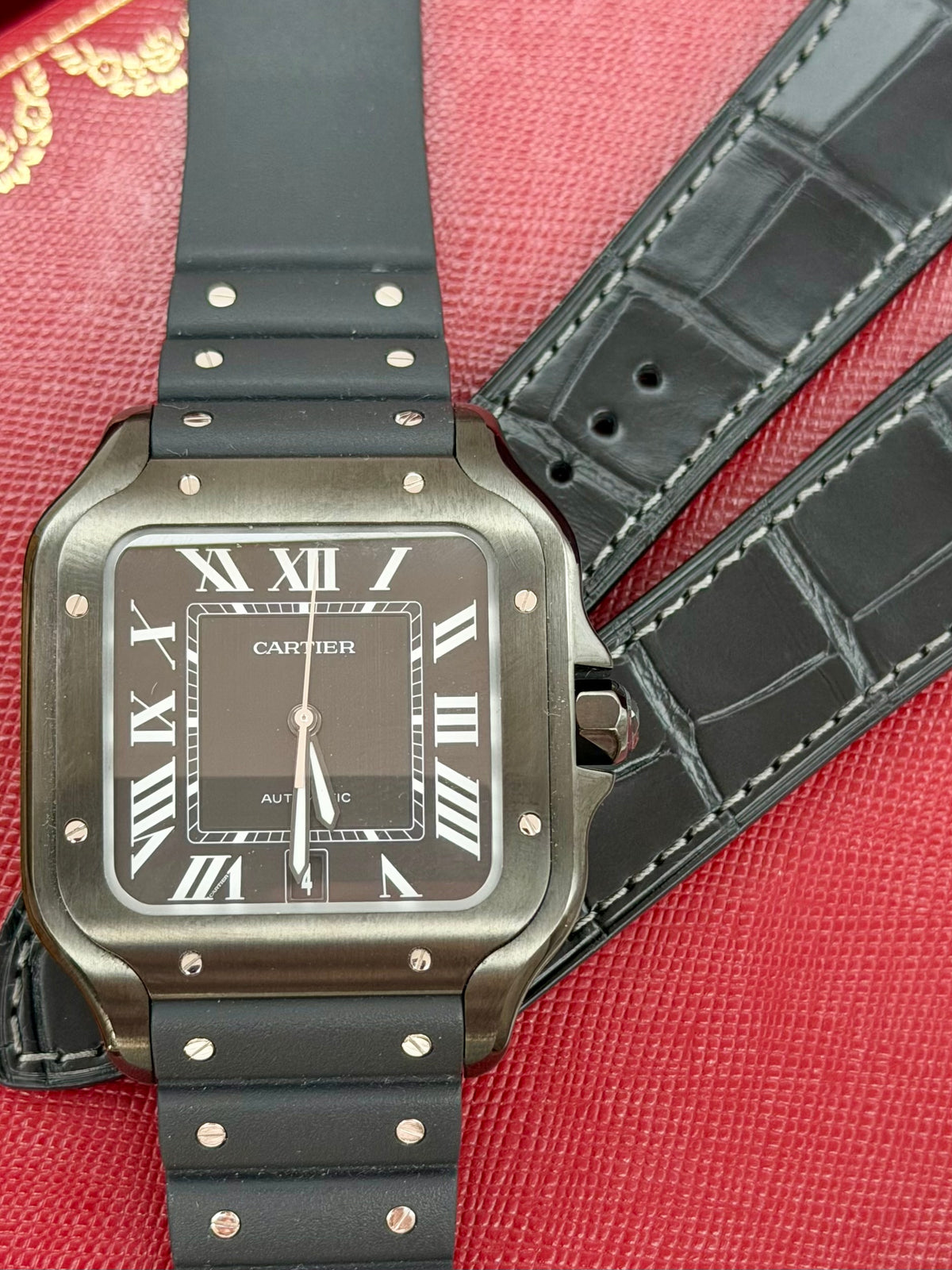 Cartier Santos wssa0039 full set 2025