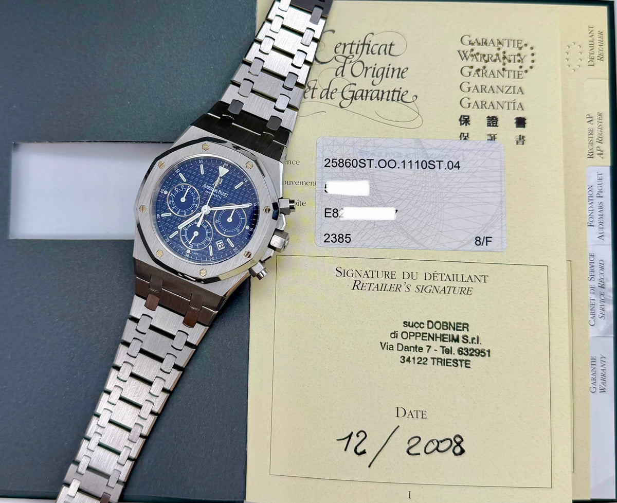 Audemars Piguet 25860ST.OO.1110ST.04 full set 2008