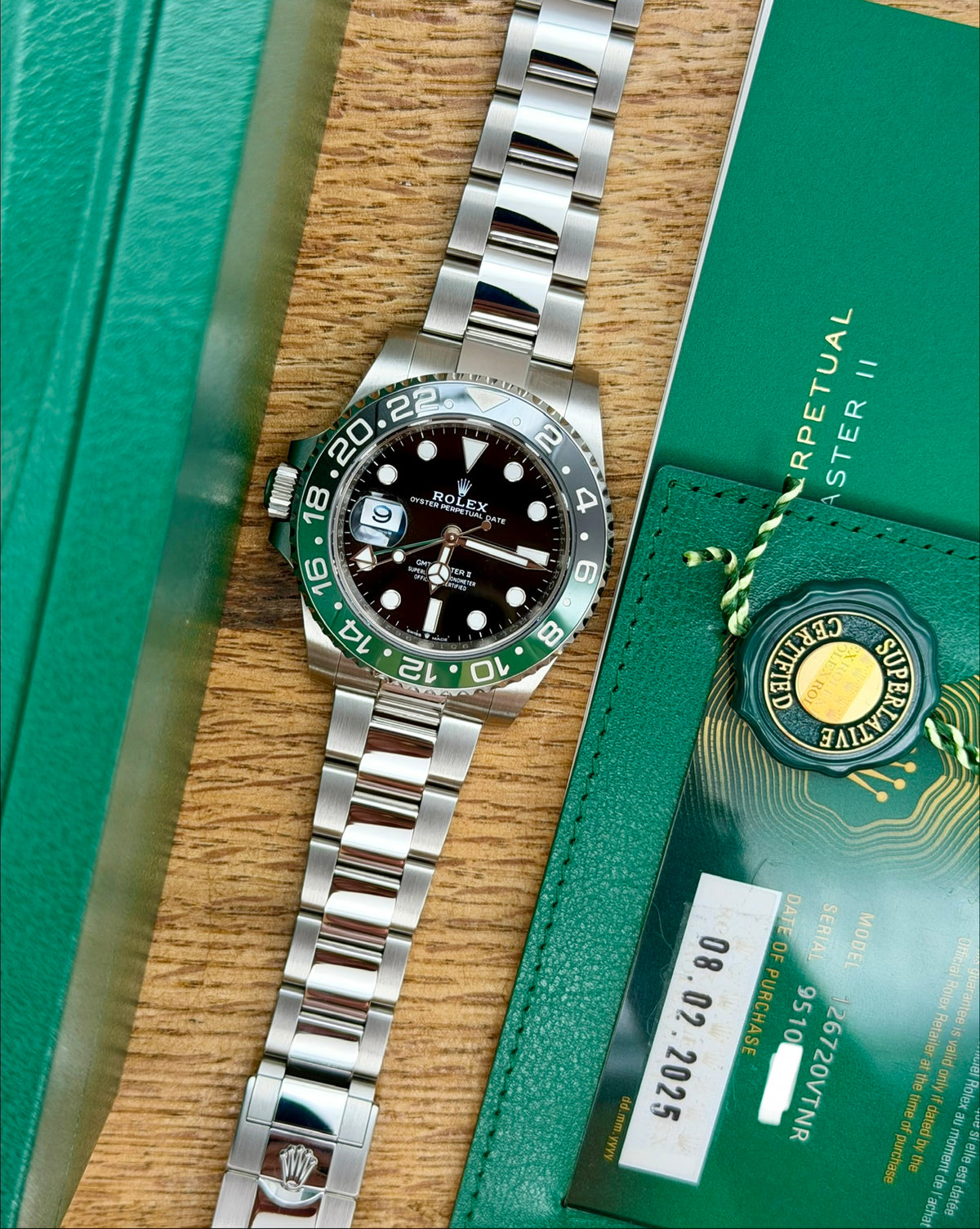 Rolex Gmt II 126720 vtnr full set 2025
