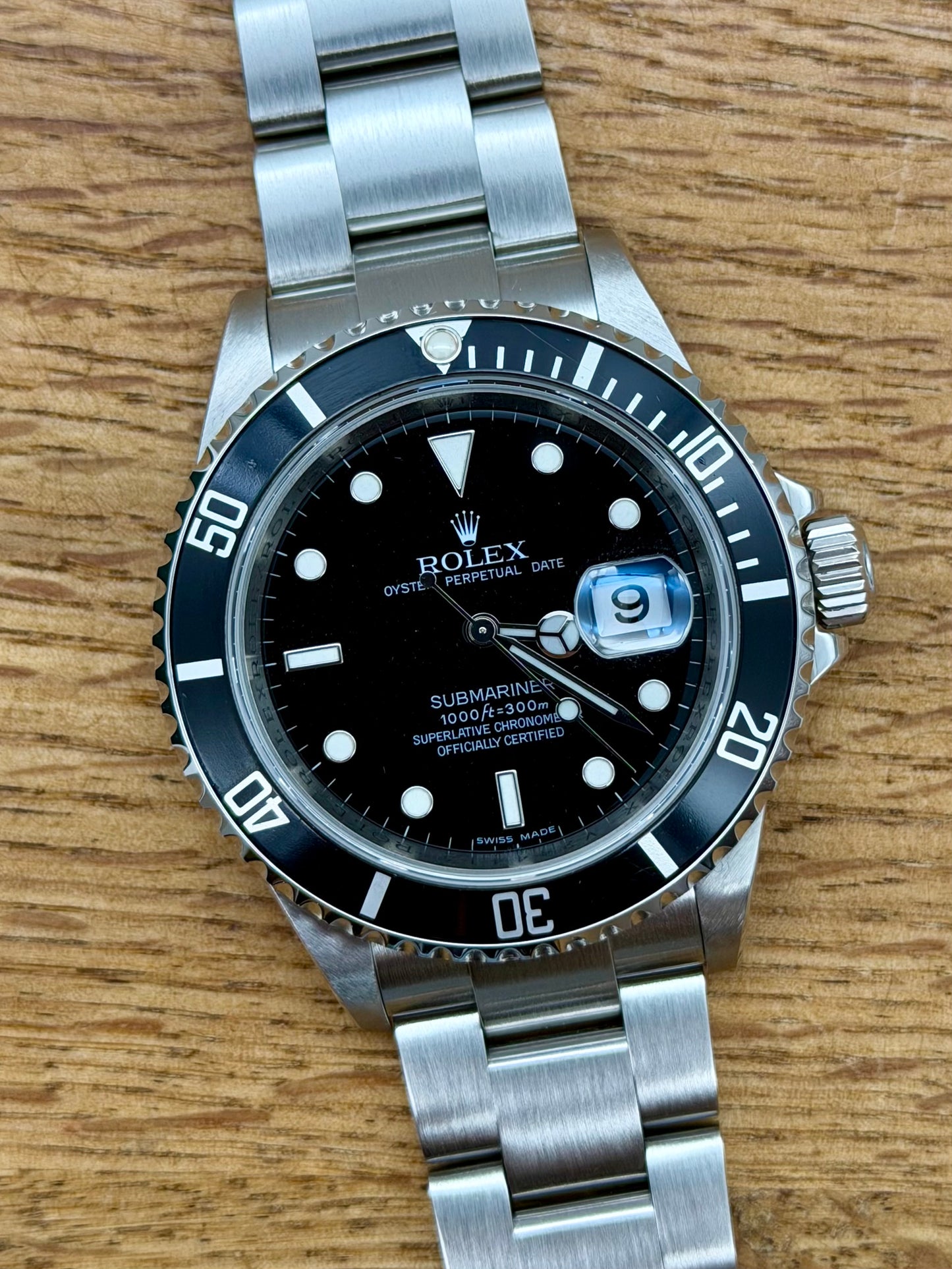 Rolex Submariner 16610LN Card RRR full set 2009