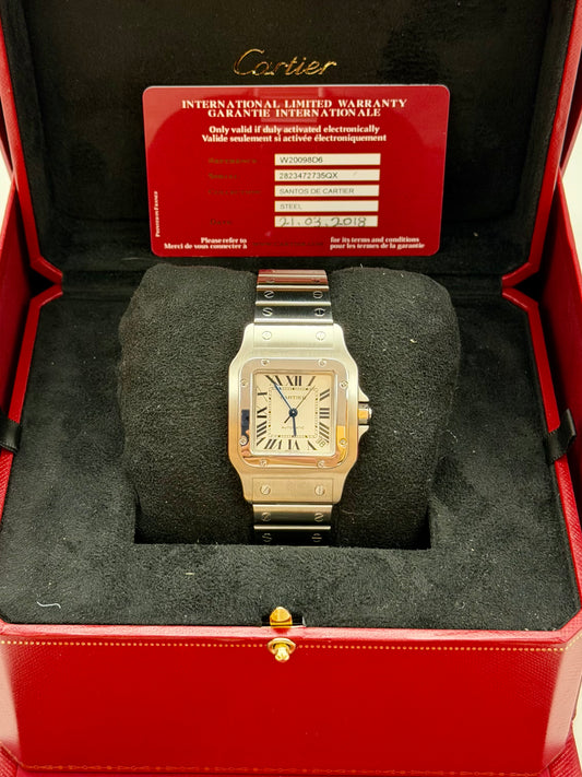 Cartier Santos Galbee XL 2823 full set 2018