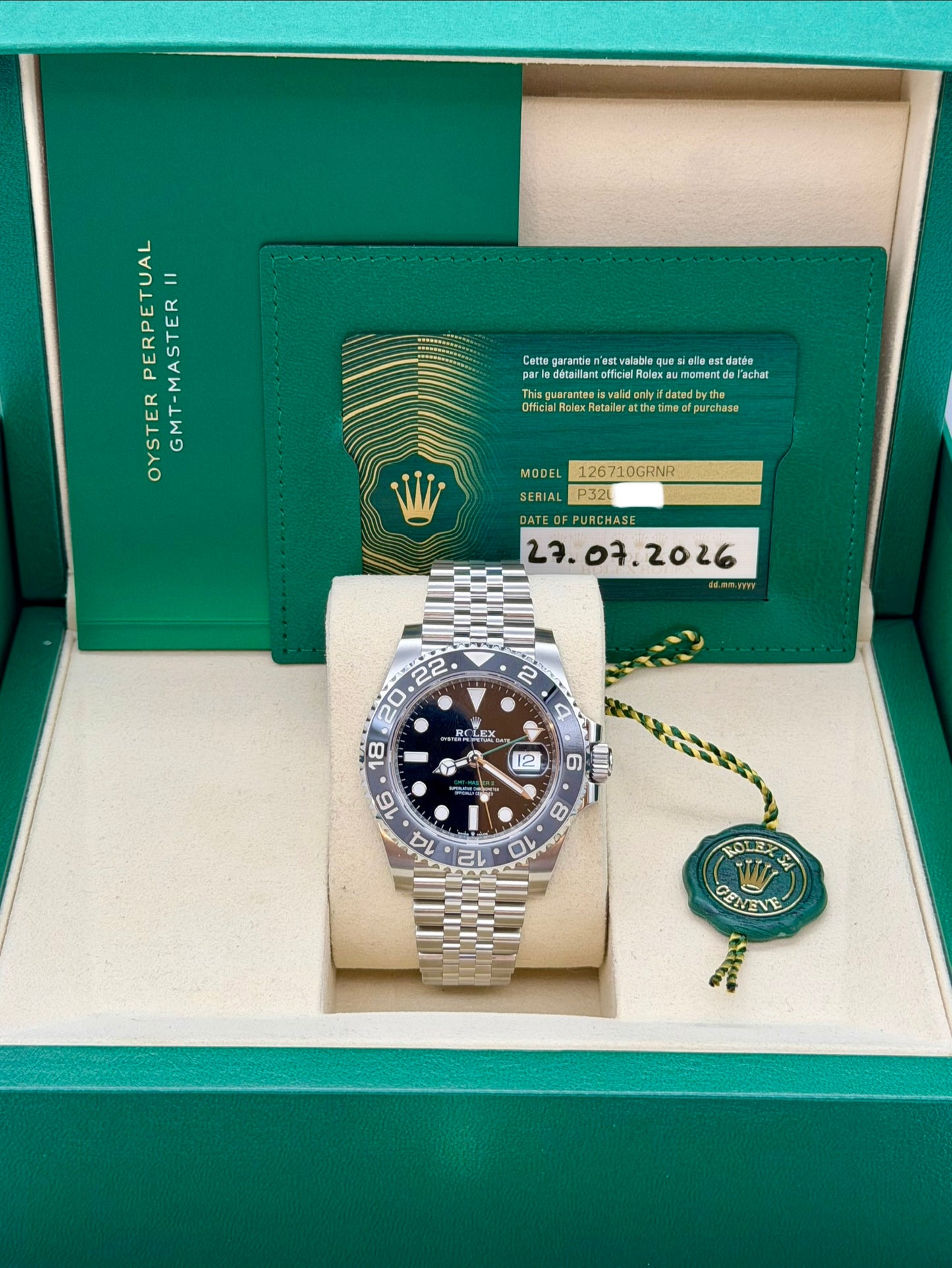 Rolex Gmt II 126710 grnr full set 2026