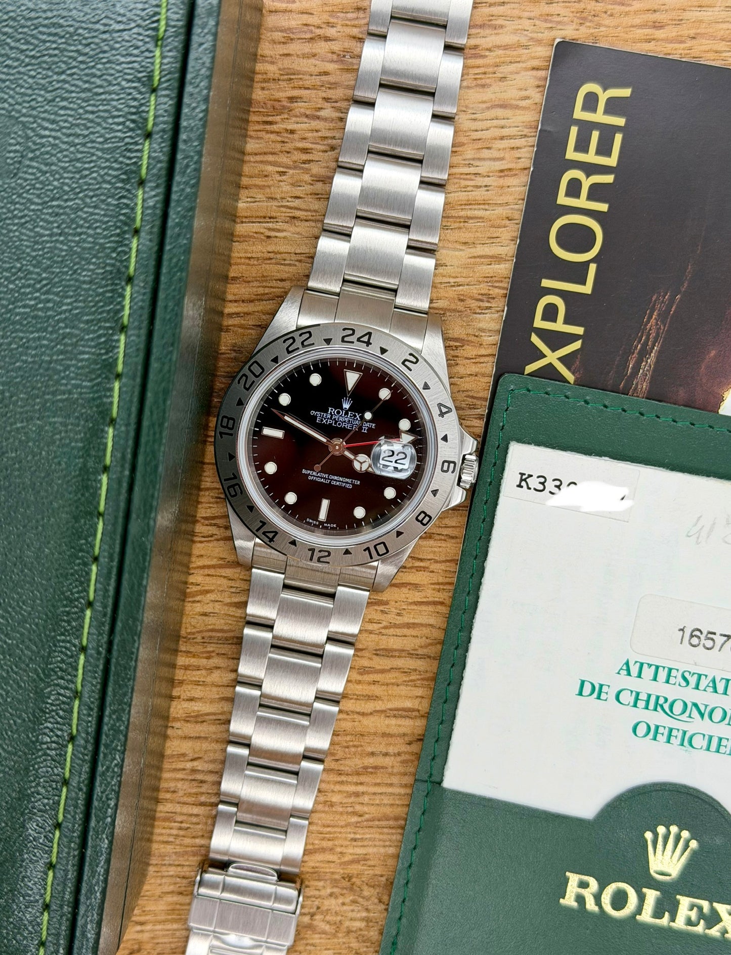 Rolex Explorer II 16570 full set 2002