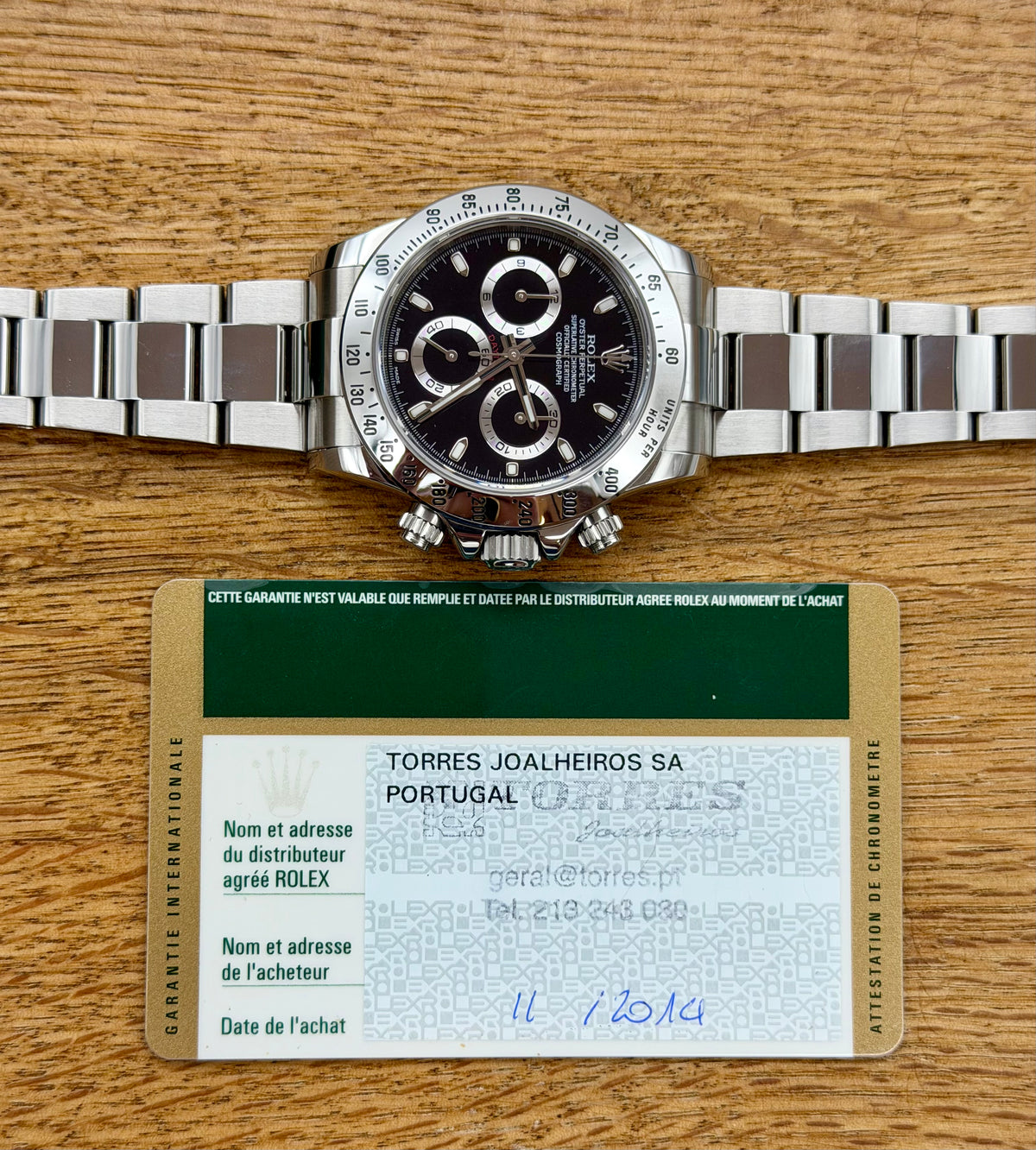 Rolex Daytona 116520 Cromalight full set 2014