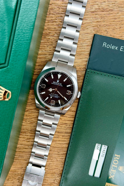 Rolex Explorer 214270 full set 2011