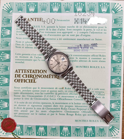 Rolex Datejust 16234 full set 1992