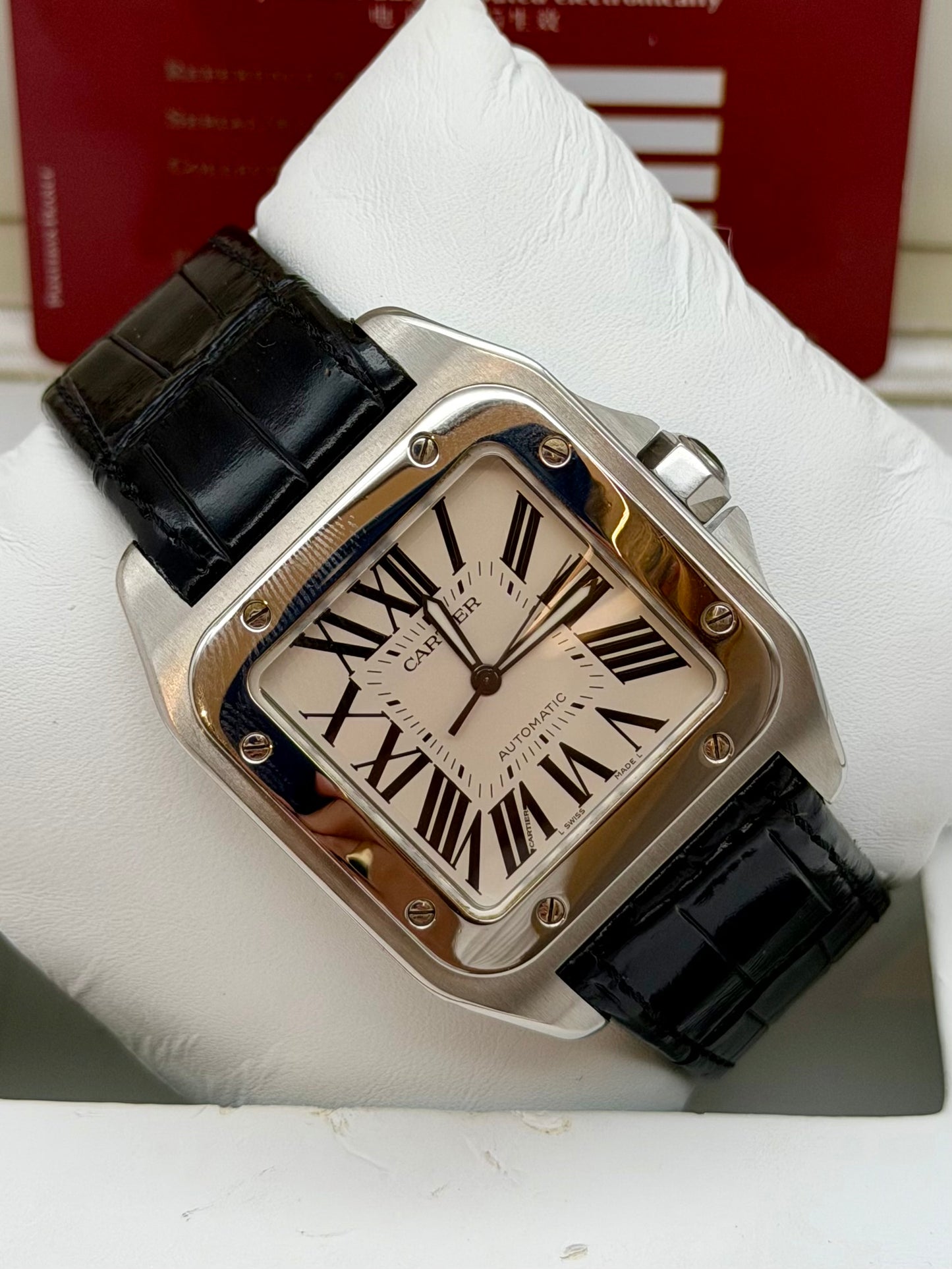 Cartier Santos 100 XL full set 2016