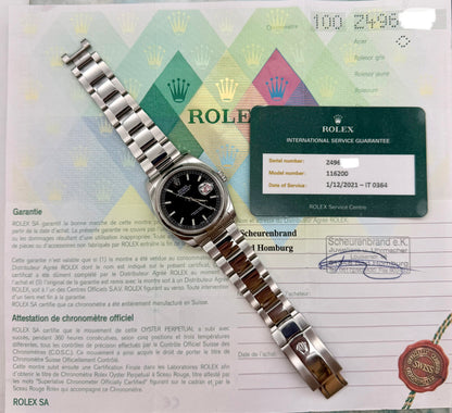 Rolex Datejust 116200 full set 2007 + Service 2021