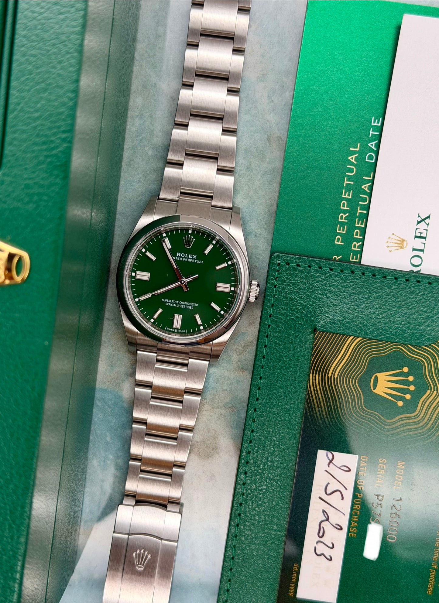 Rolex Oyster Perpetual 126000 full set 2023