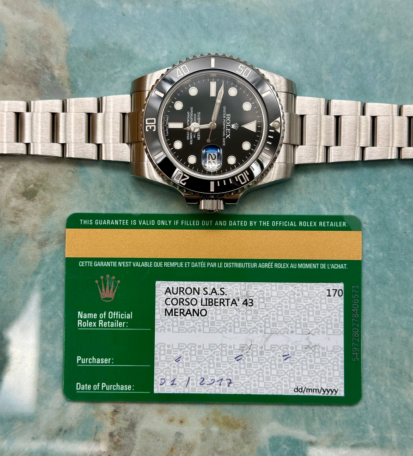Rolex Submariner 116610LN full set 2017