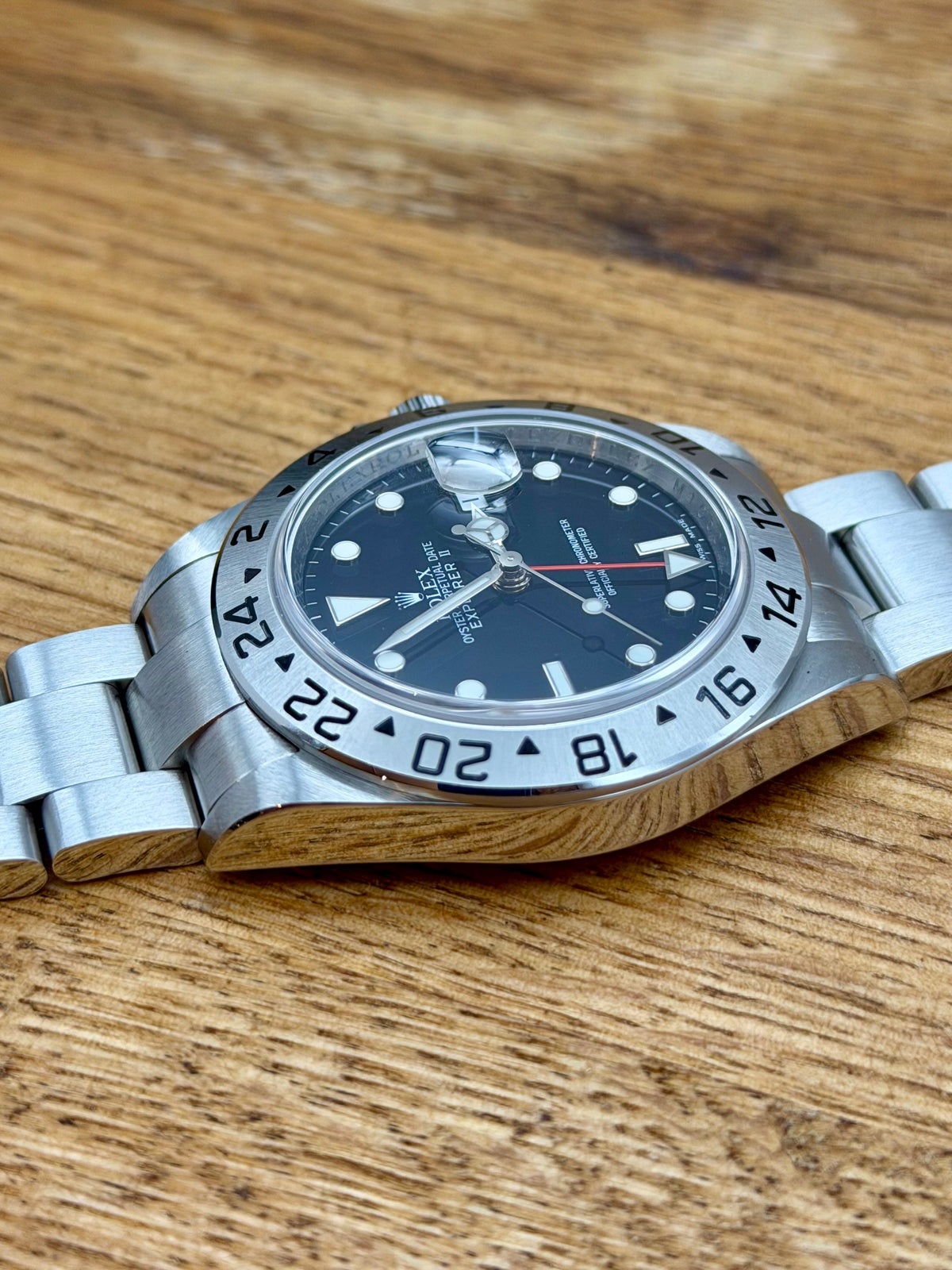Rolex Explorer II 16570 cal.3186 full set 2008