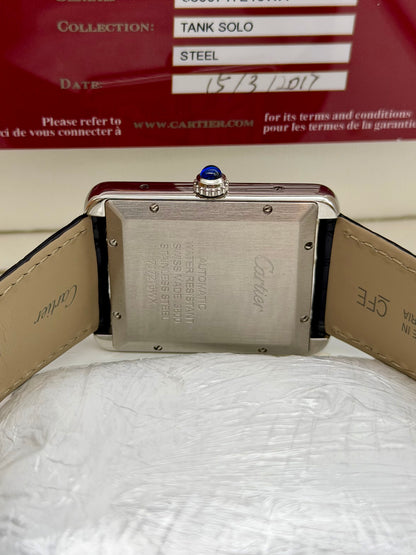 Cartier Tank XL 3800 full set 2017