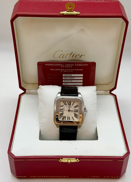 Cartier Santos 100 XL full set 2016
