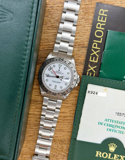 Rolex Explorer II 16570 full set 2002