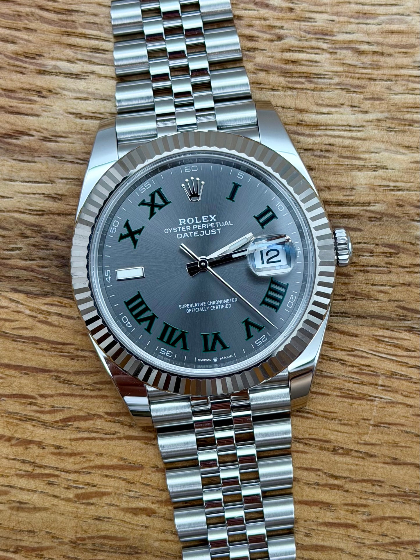 Rolex Datejust 126334 Wimbledon full set 2023