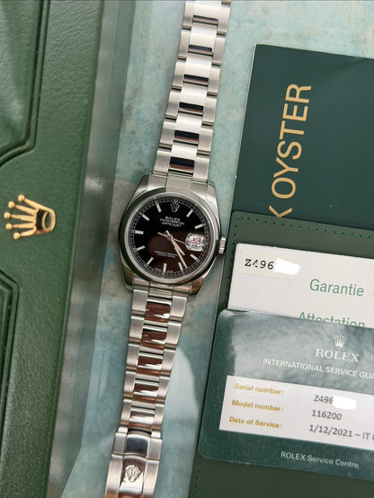 Rolex Datejust 116200 full set 2007 + Service 2021