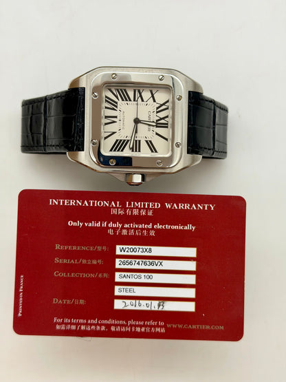 Cartier Santos 100 XL full set 2016