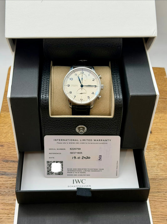 IWC Portoghese Chrono 371605 full set 2020