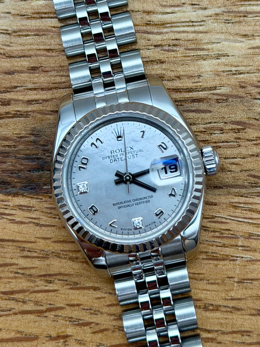 Rolex Datejust Lady 179174 full set 2009 Madreperla Brilli