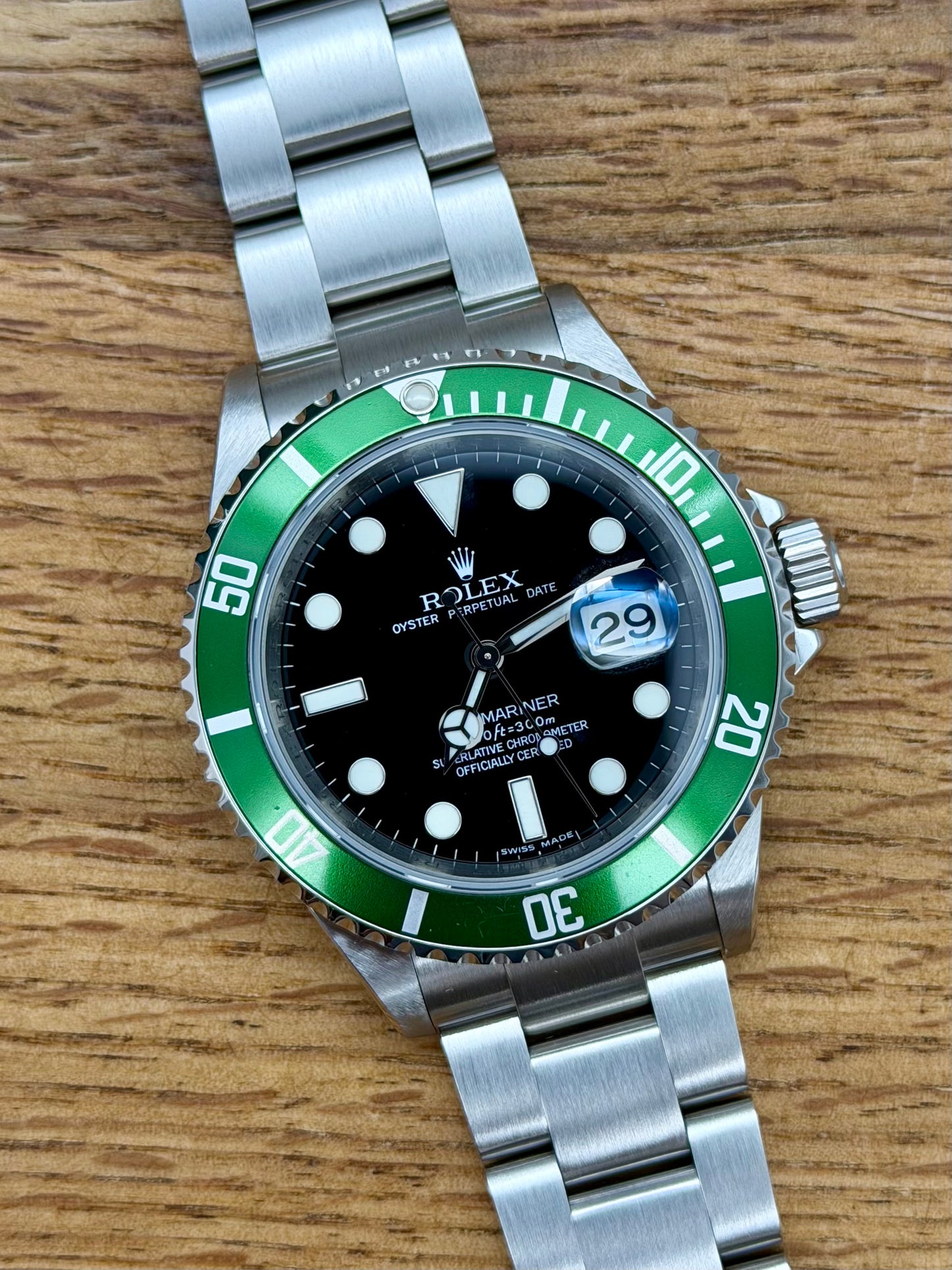 Rolex Submariner 16610LV RRR full set 2008