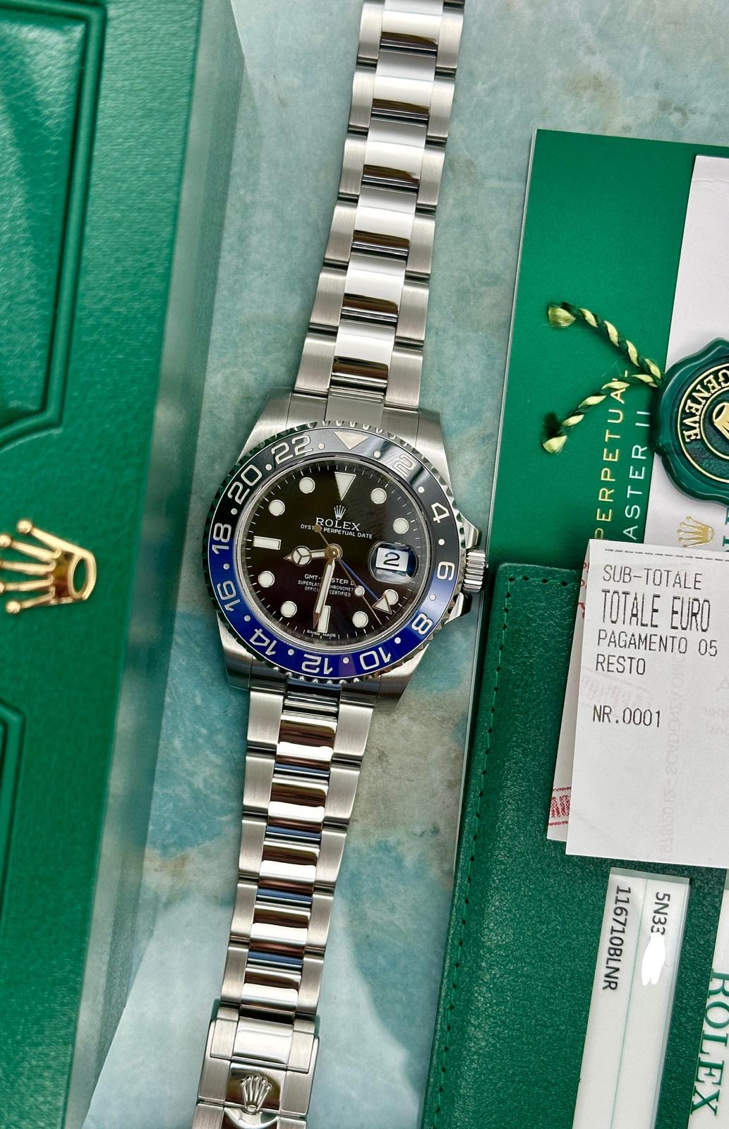 Rolex Gmt II 116710 blnr full set 2016