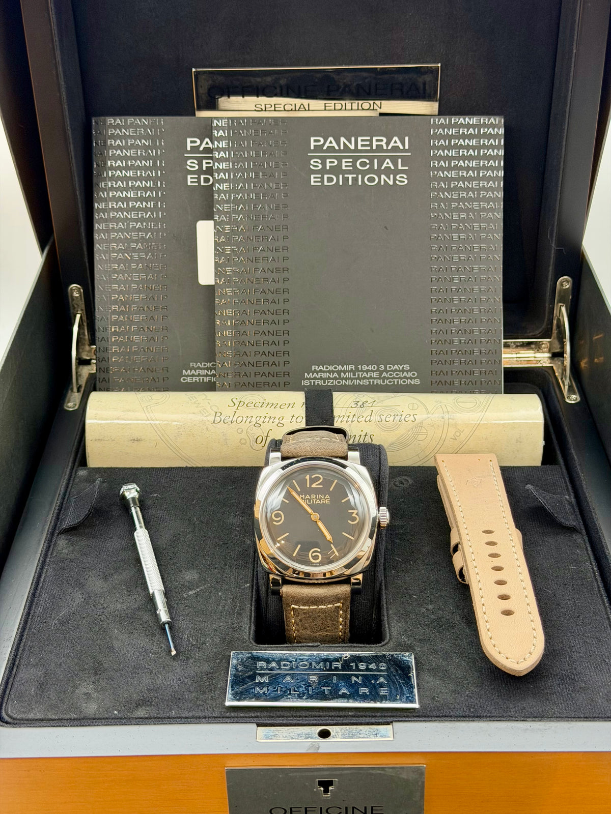 Panerai Radiomir 1940 Pam00587 full set 2014