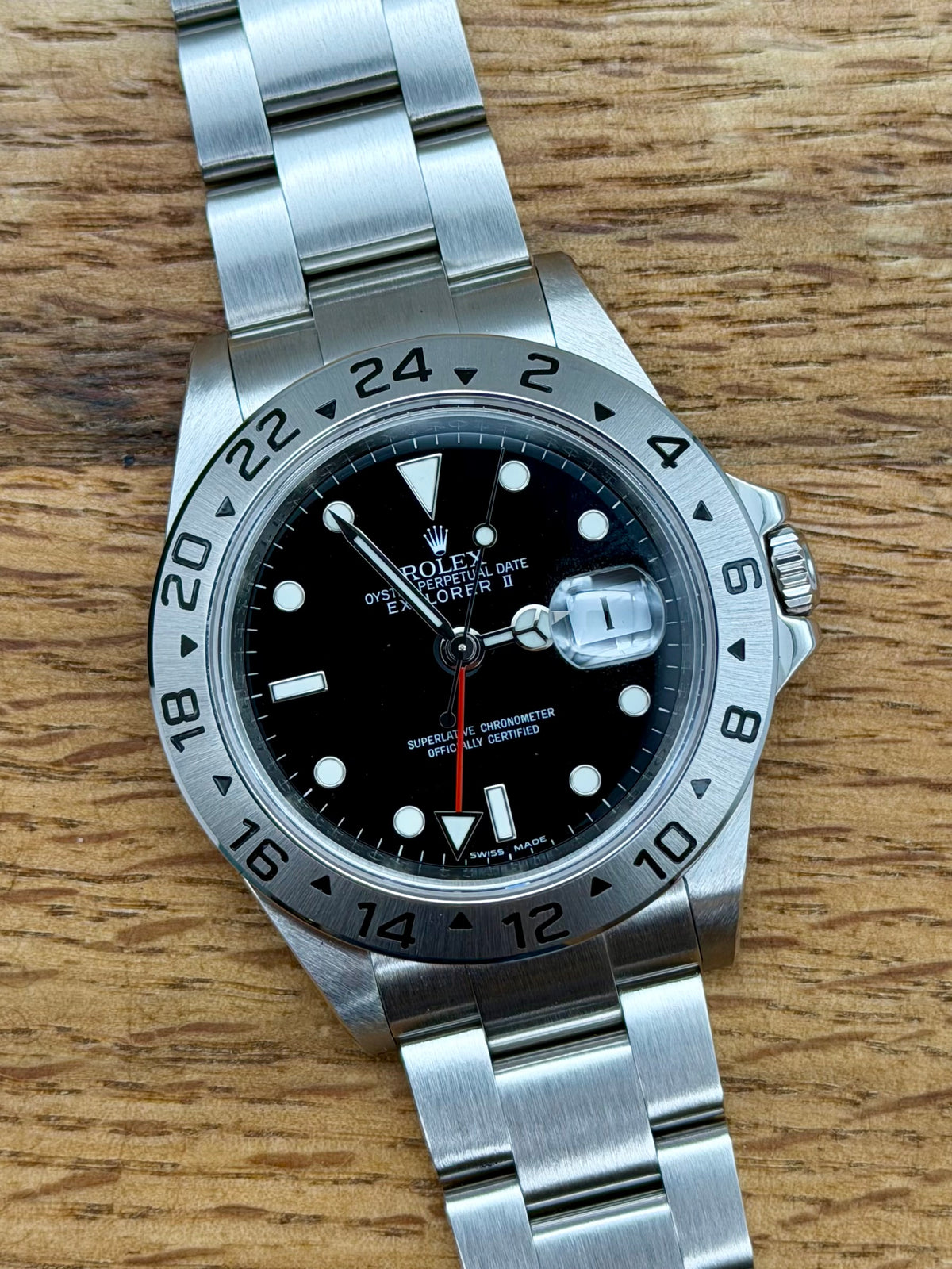 Rolex Explorer II 16570 cal.3186 full set 2008