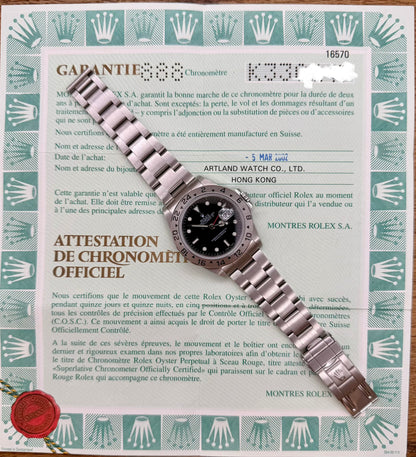 Rolex Explorer II 16570 full set 2002