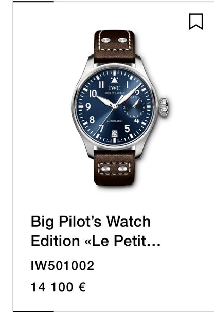 IWC Big Pilot 501002 full set 2019