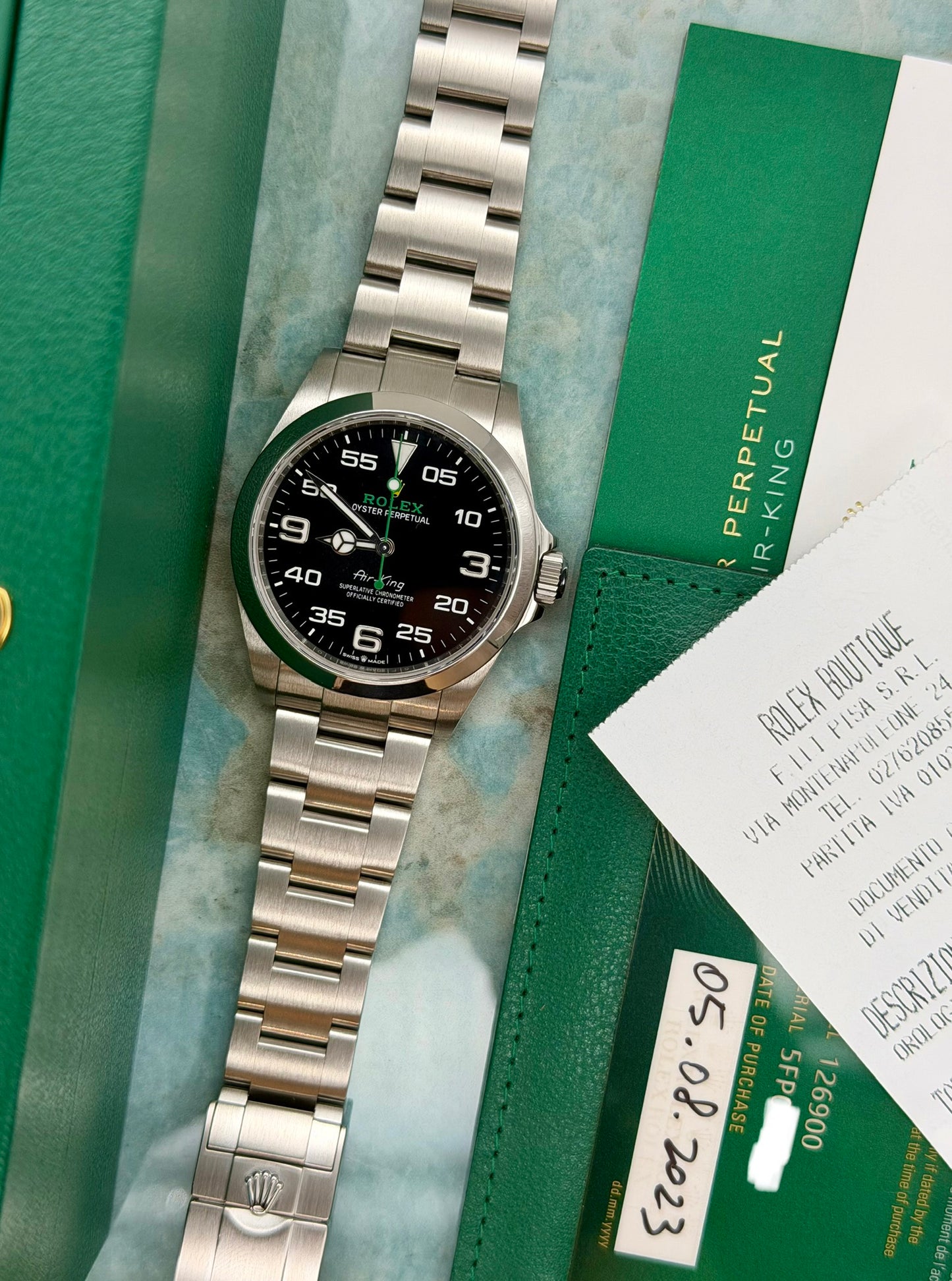 Rolex Air King 126900 full set 2022