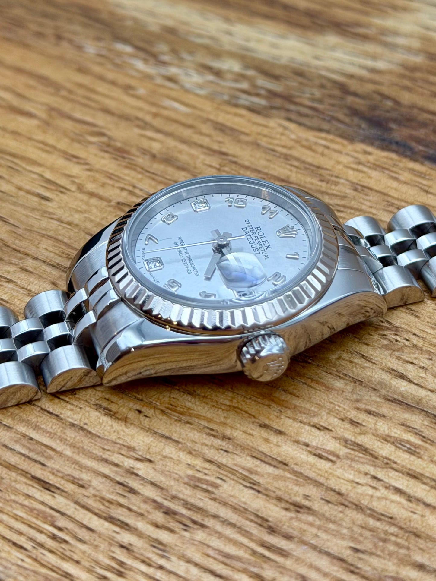 Rolex Datejust Lady 179174 full set 2009 Madreperla Brilli