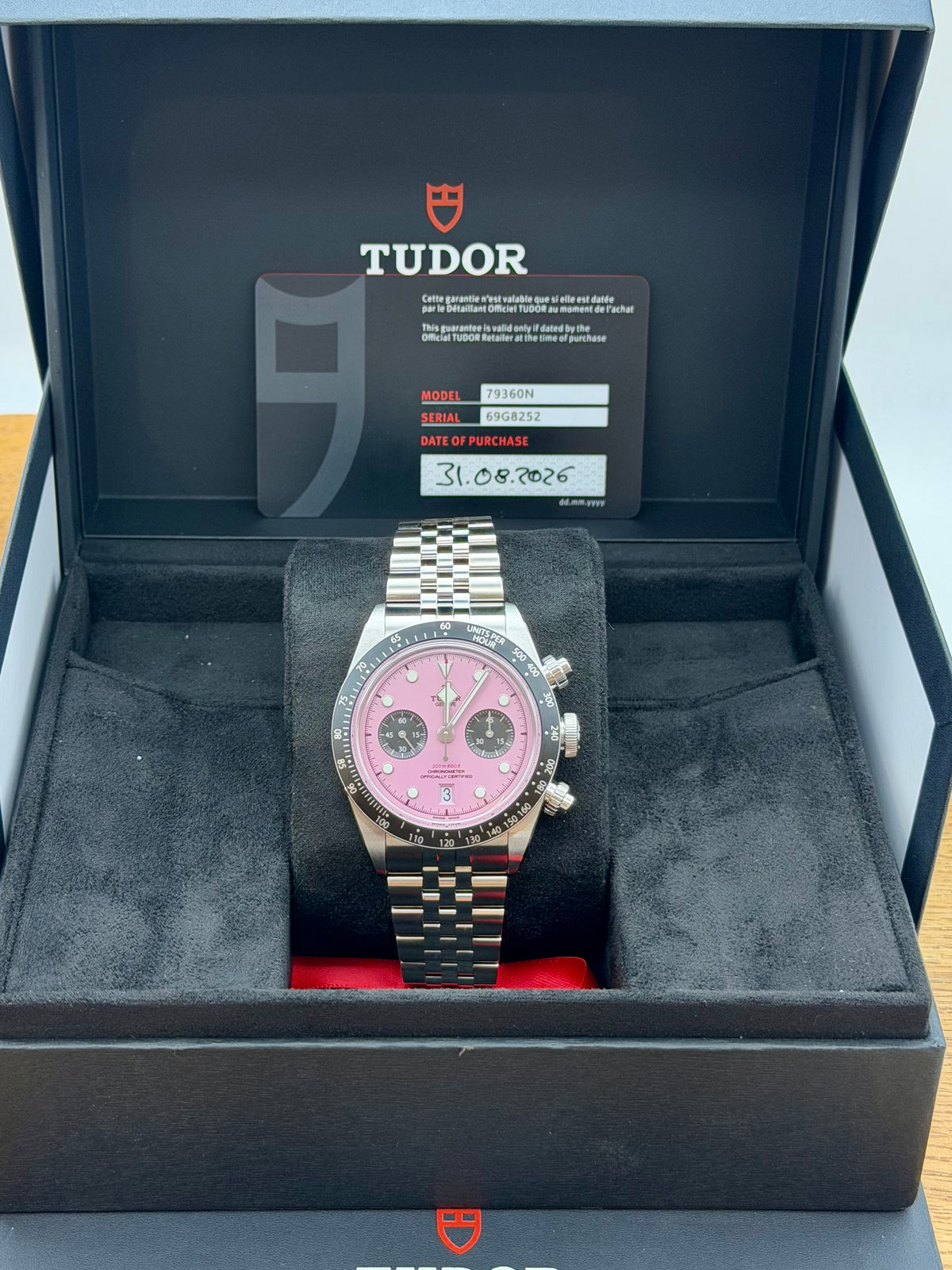 Tudor Pink 79360N full set 08/2026