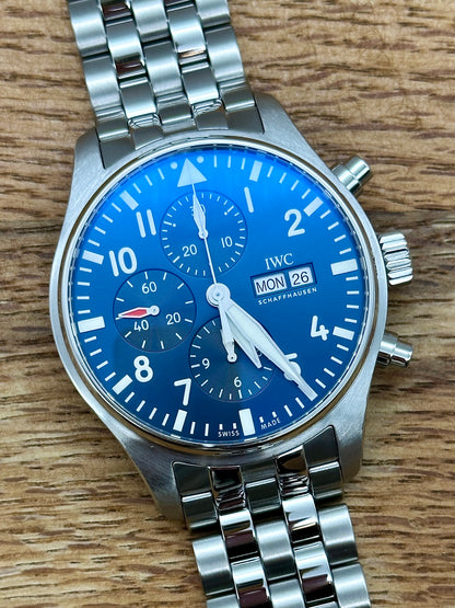 Iwc Pilot Chrono 377717 full set 2019