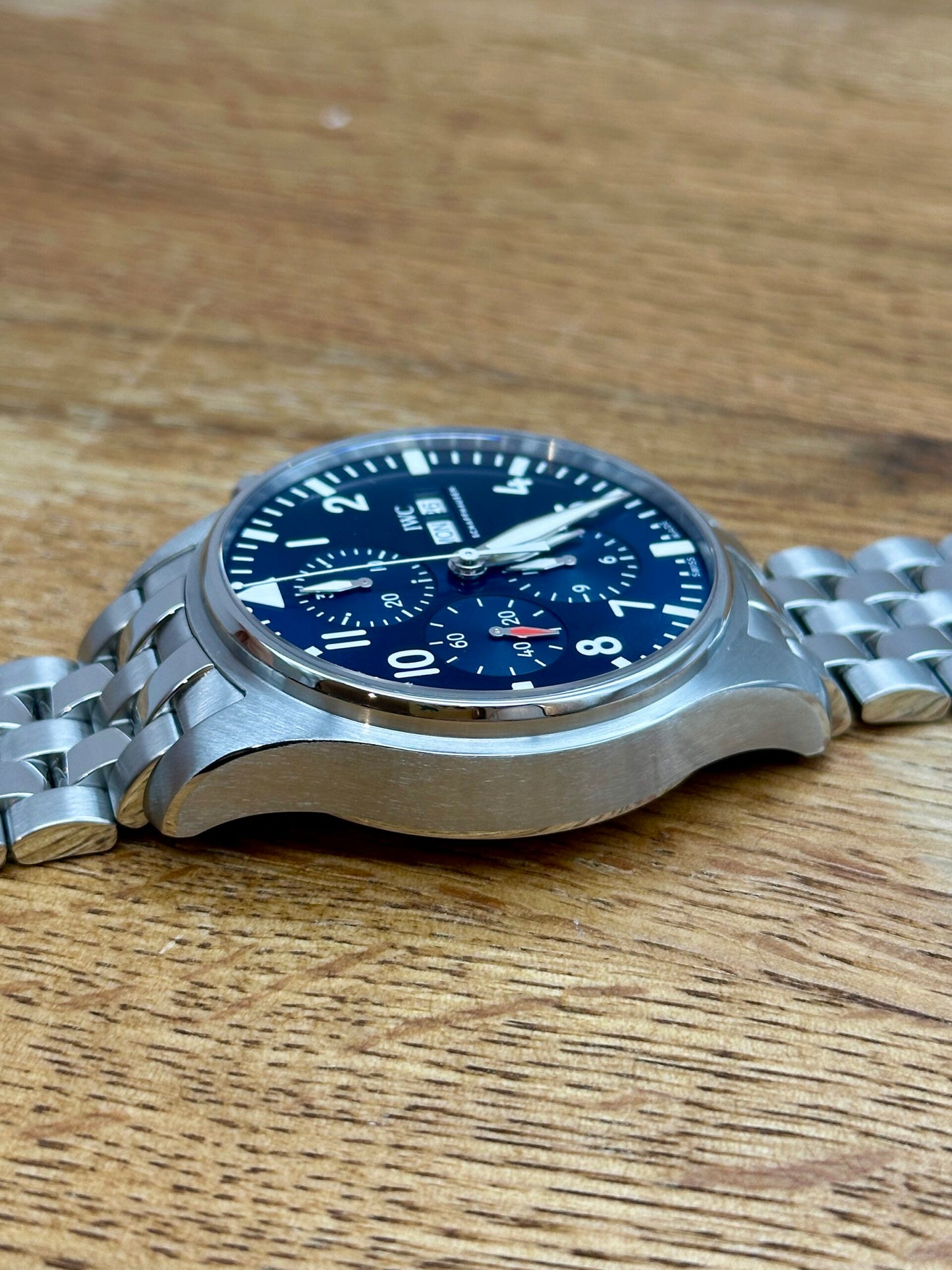 Iwc Pilot Chrono 377717 full set 2019